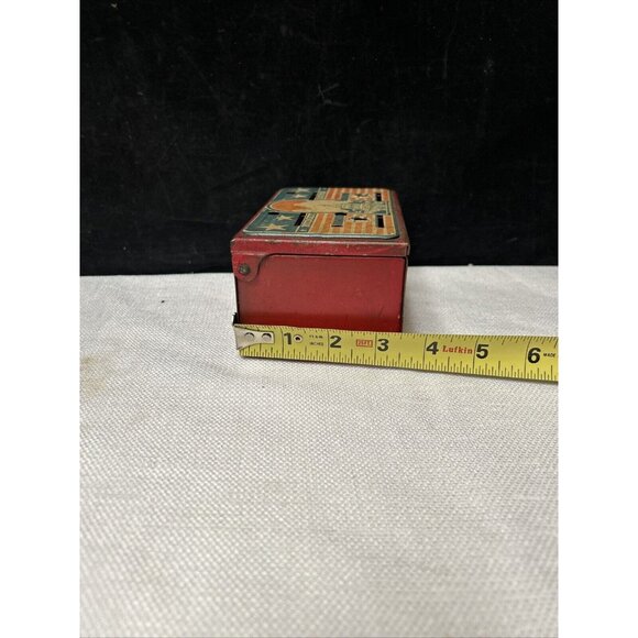 Vintage Toy Bank • Marx Toys Red White & Blue Capitol Building Budget Bank - Picture 8 of 9